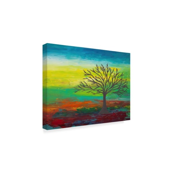 Hilary Winfield 'Abstract Landscape' Canvas Art,18x24